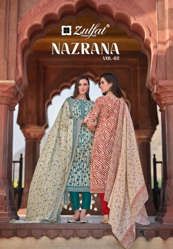 Zulfat Nazrana 549 Exclusive Designer Printed Dress Material Collection